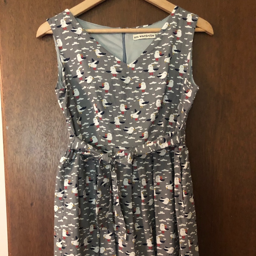 SM Wardrobe Seagull Dress. Medium